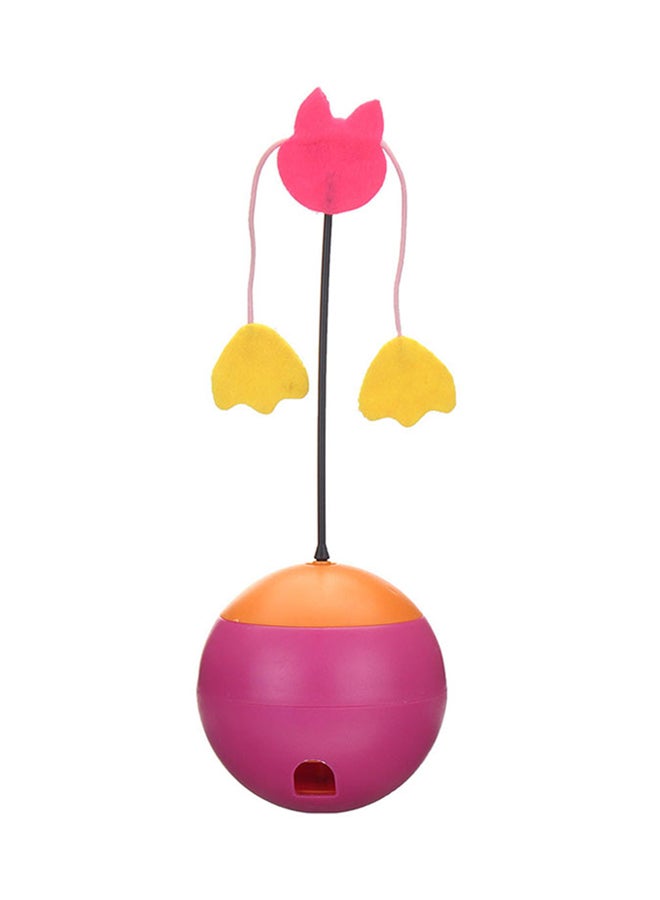 Tumbler Ball Cat Toy Pink/Orange/Yellow - Image 4