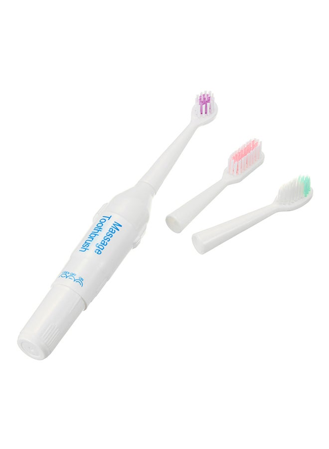 Pet Electric Toothbrush White/Blue - Image 2