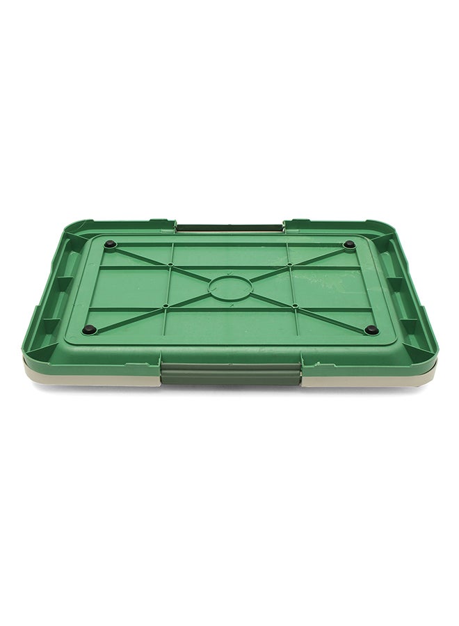 صينية تدريب ببساط من العشب بيج / أخضر - Image 3