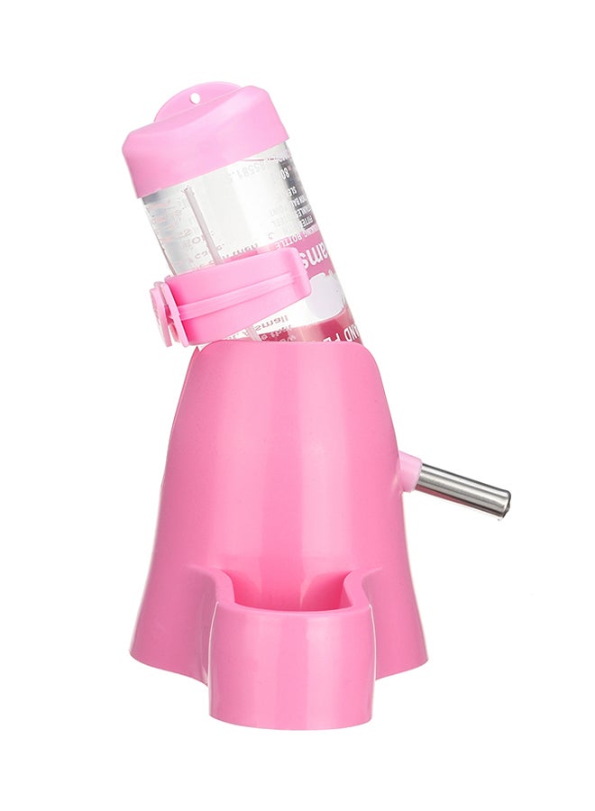 Pet Water Bottle Pink/Clear 80ml - Image 2