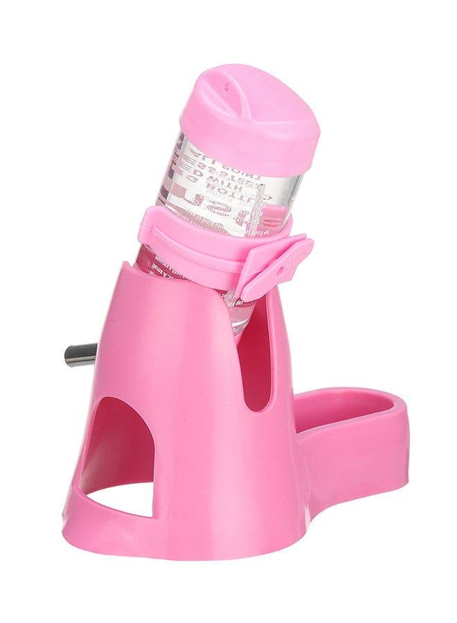 Pet Water Bottle Pink/Clear 80ml - Image 3