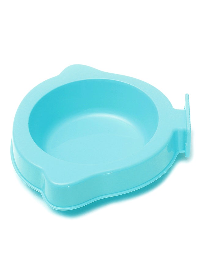 وعاء تغذية للحيوانات الأليفة أزرق / فضي - Image 2