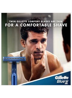 Gillette Blue II Shaving Blades for Men, 5 Pcs  - Image 4