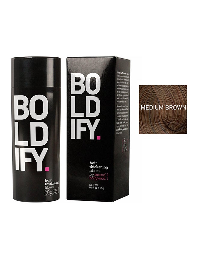 Hair Thickening Fibers Medium Brown 25grams