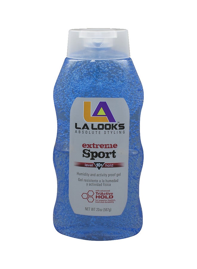 L.A. Looks - Sport Extreme Hold Hair Gel Blue - Image 1