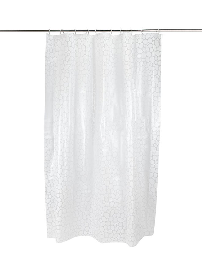 JYSK - Hagfors Shower Curtain White 200x150cm - Image 1