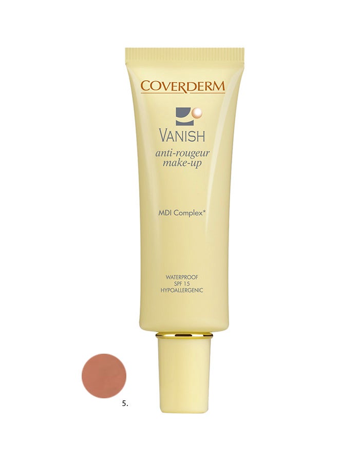 COVERDERM - Vanish Anti-Rougeur Make-Up Shade-5 - Image 1