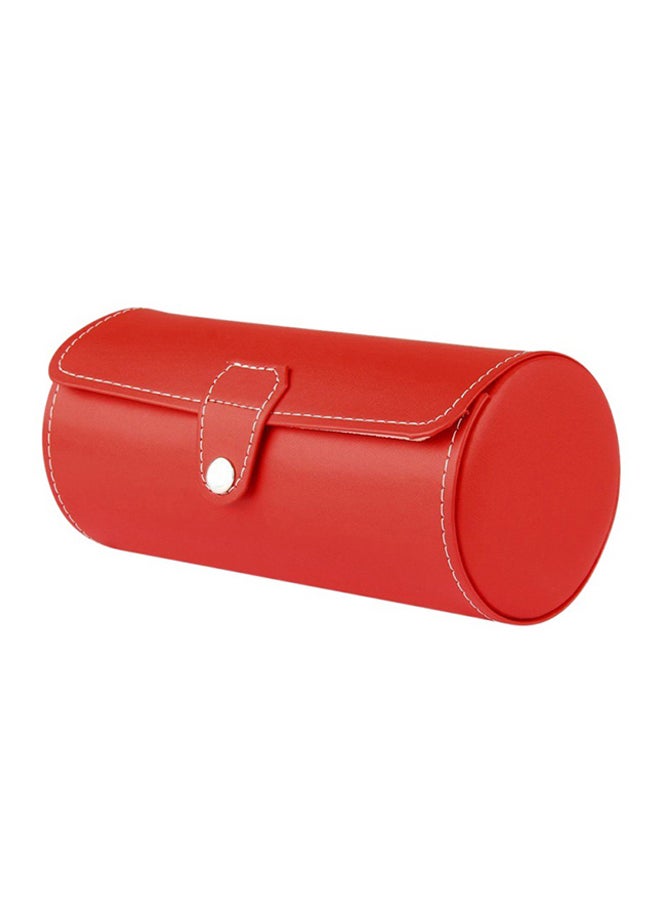 Sanda 3-Slot PU Leather Watch Box QJ1533R - Image 2