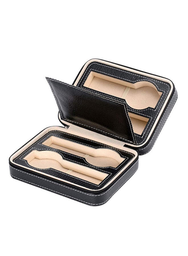 Sanda - 4-Grid PU Leather Watch Box QJ1535B4 - Image 1
