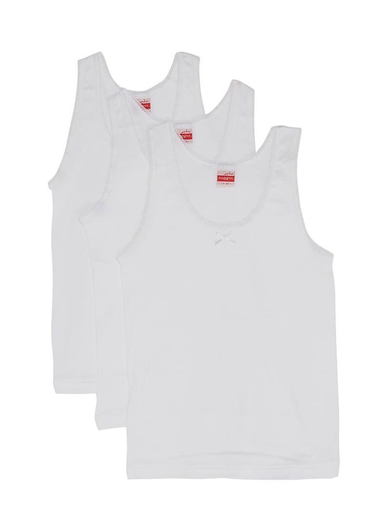 SLUGGER 3-Piece Cotton Vest White  - Image 1