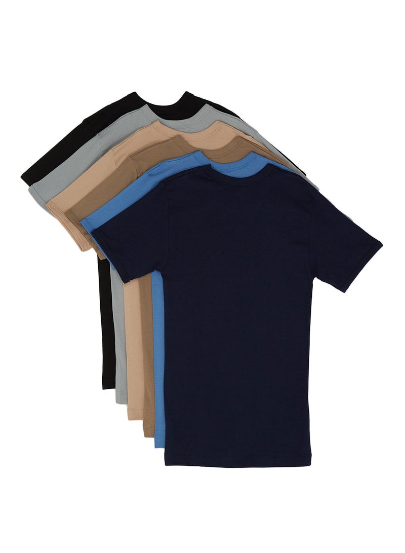 SLUGGER 6-Piece Round Neck Undershirt Multicolour  - Image 3