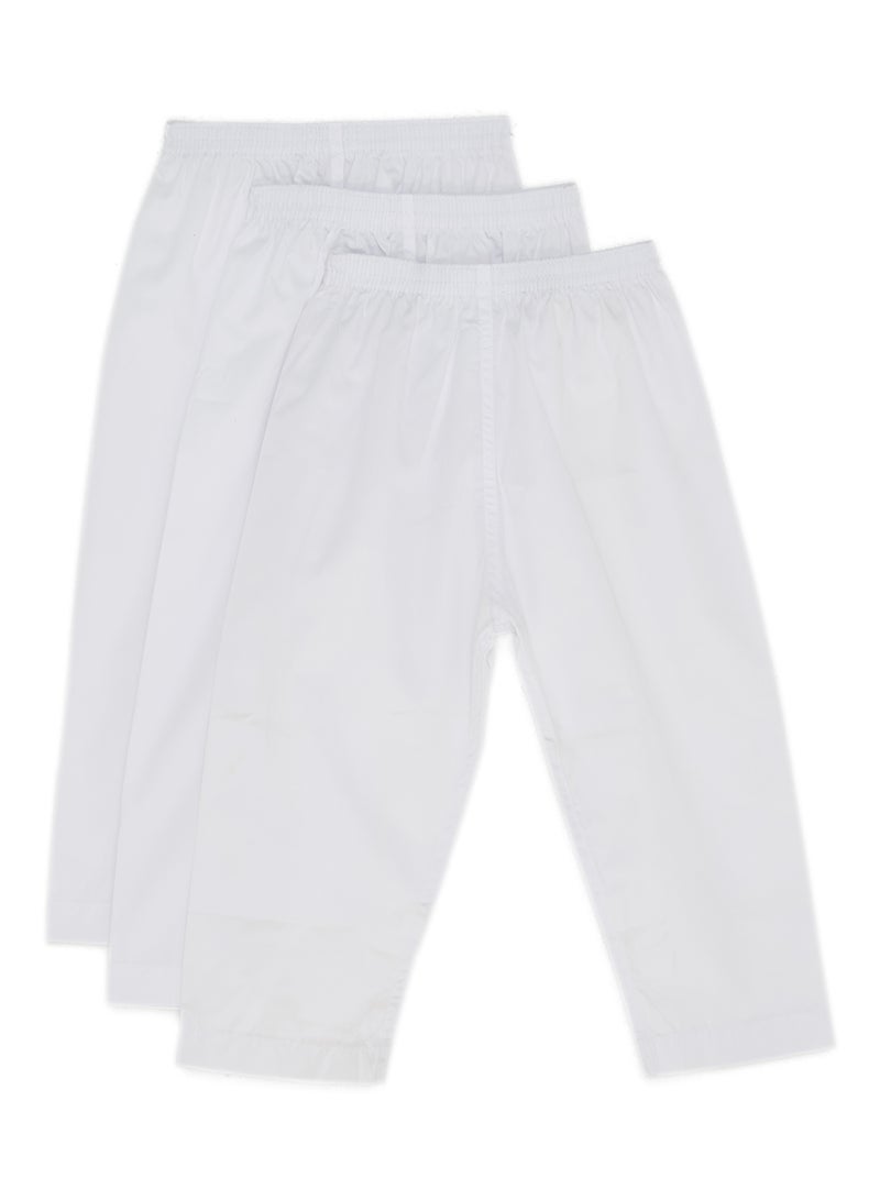 SLUGGER - 3-Piece Long Sarwal Pants White - Image 1