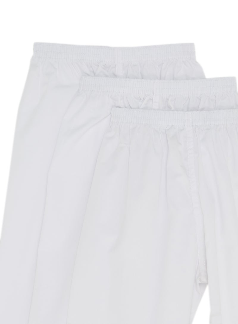 SLUGGER - 3-Piece Long Sarwal Pants White - Image 1