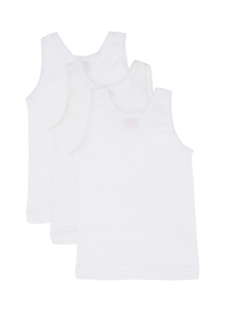 SLUGGER 3-Piece Cotton Vest White  - Image 2