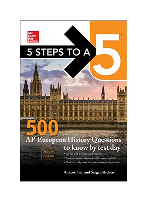 5 Steps To A 5: 500 AP European History Questions To Know By Test Day paperback english - 9-Jan-17