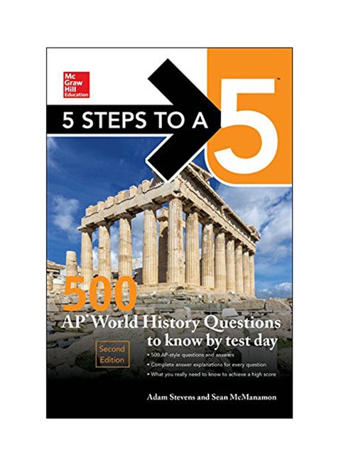 5 Steps To A 5: 500 AP World History Questions To Know By Test Day paperback english - 9-Jan-17