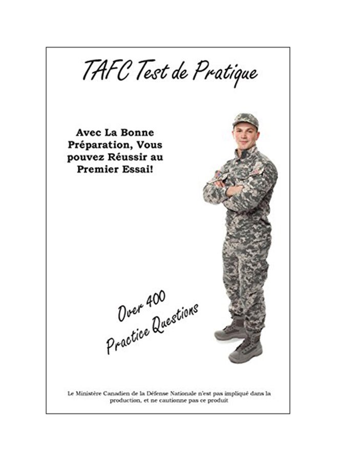 TAFC Test De Pratique paperback french - 11/30/2017