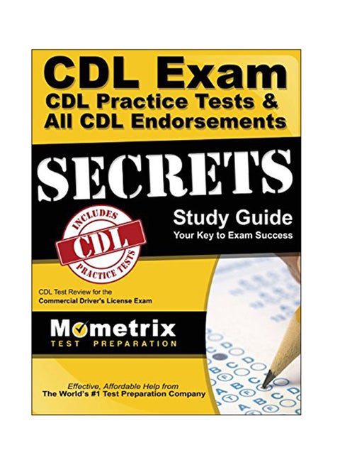 CDL Exam Secrets, Practice Test And All Endorsements Secrets, Study Guide paperback english - 3-Mar-17