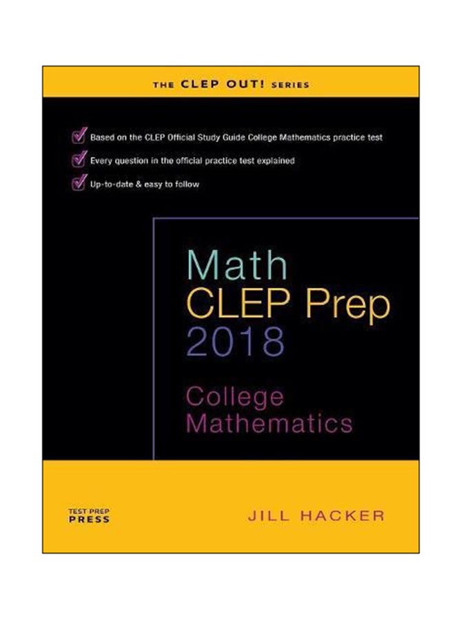 Math CLEP Prep: College Mathematics paperback english - 1-Feb-17