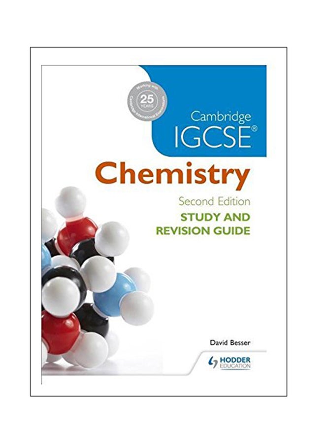 Cambridge IGCSE Chemistry Study And Revision Guide Paperback English by David Besser - 27-Apr-17 