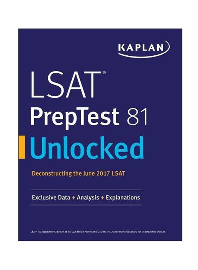 null - LSAT Preptest 81 Unlocked paperback english - October 19, 2017 - Image 1