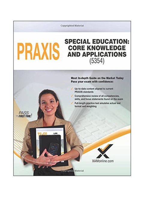 2017 Praxis Special Education: Core Knowledge And Applications (5354) paperback english - March 31, 2017