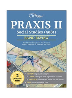 Praxis II Social Studies (5081) Rapid Review Study Guide paperback english - June 27, 2017 