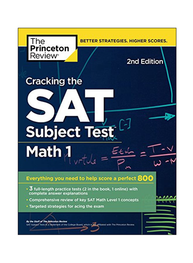Cracking The SAT Math 1 Subject Test paperback english - January 8, 2018