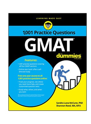 1, 001 GMAT Practice Questions For Dummies Paperback English by Sandra Luna McCune - 30-Oct-17 - v1544425249/N19723668A_1