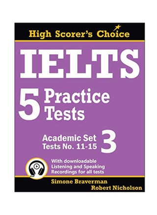 IELTS 5 Practice Tests, Academic Set 3: Tests No. 11-15 paperback english - 25-May-17 - v1544425251/N19723679A_1
