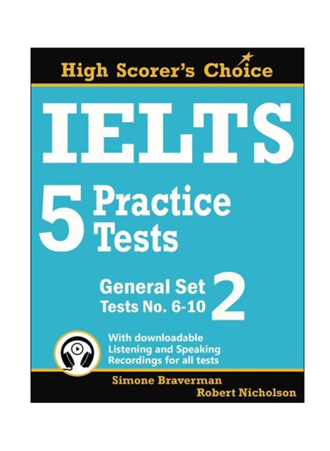 IELTS 5 Practice Tests, General Set 2: Tests No. 6-10 paperback english - 26-May-17
