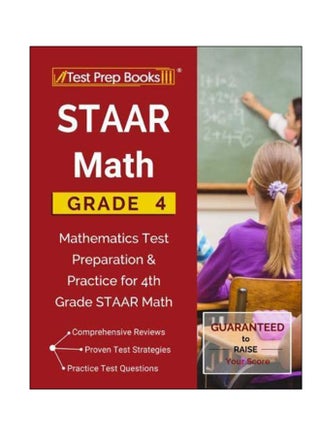 Staar Math Grade 4: Mathematics Test Preparation And Practice For 4th Grade Staar Math Paperback English - 7-Aug-17 - v1544425255/N19723704A_1