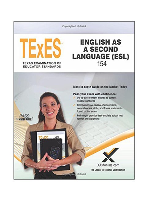 2017 TExES English as a Second Language (ESL) (154) paperback english - 31-Jan-17