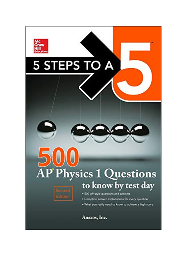 null - 5 Steps To A 5: 500 AP Physics 1 Questions To Know By Test Day paperback english - 20-Jan-16 - Image 1