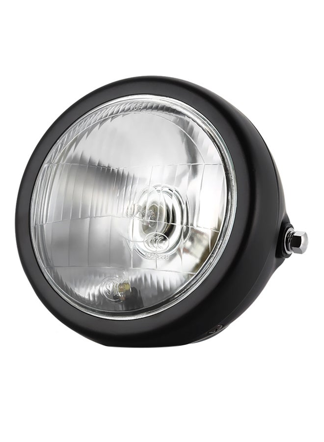 Generic 6-Inch Motorcycle Headlamp With Metal Housing  - Image 1