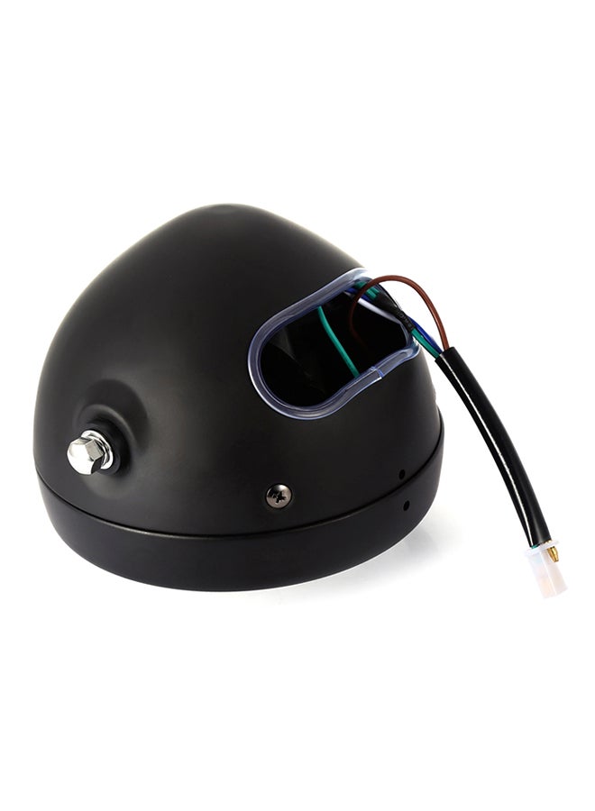 Generic 6-Inch Motorcycle Headlamp With Metal Housing  - Image 4