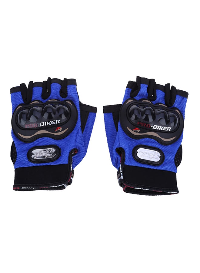 Generic Half Finger Protective Motorcycle Gloves  - Image 1