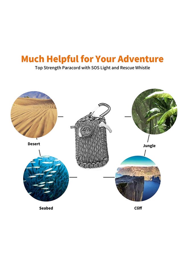 Umiwin 29-Piece Outdoor Survival Travel Accessories Emergency Kit 12x8x7cm - Image 3