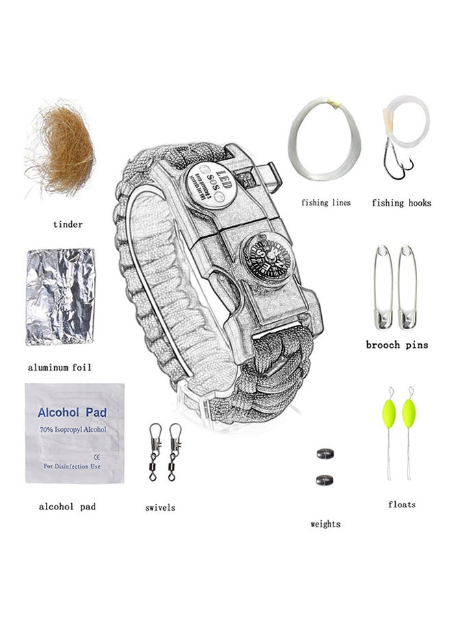 Umiwin Umbrella Rope Emergency Bracelet With Compass Free size  - Image 2