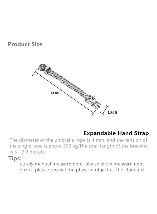 Umiwin Umbrella Rope Emergency Bracelet With Compass Free size  - Image 4
