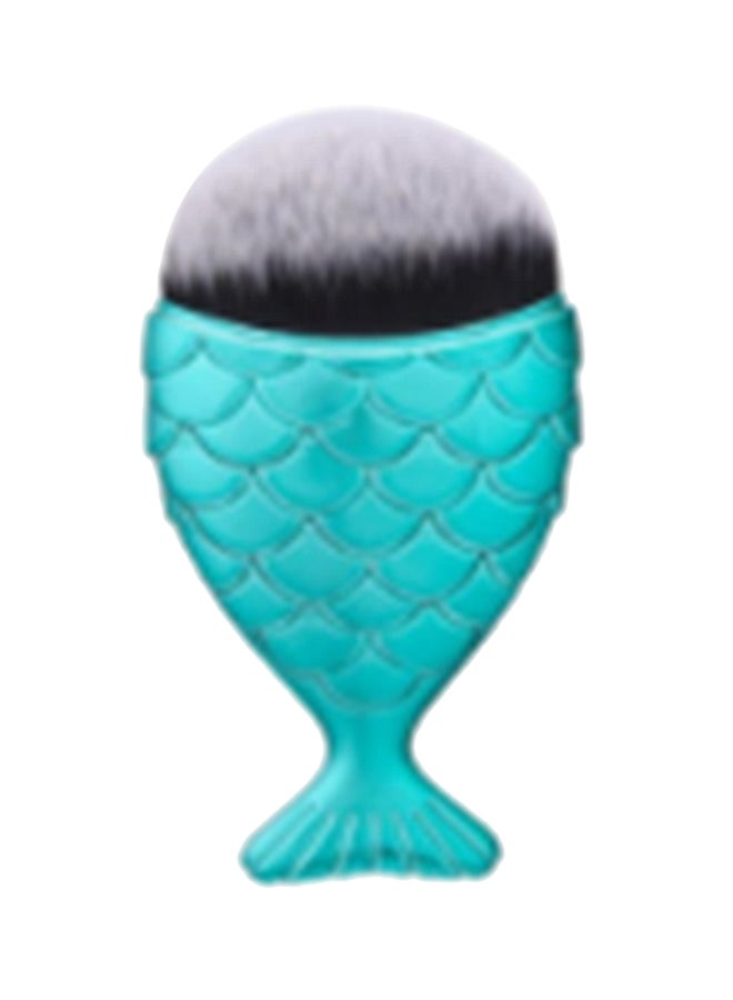 Sharpdo Mermaid Tail Shaped Foundation Blending Makeup Brush Sky Blue