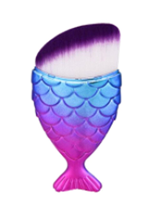 شاربدو فرشاة توزيع كريم الأساس ودمجه بشكل ذيل حورية البحر وردي/ أرجواني/ أزرق