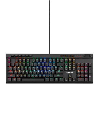 Redragon K580 VATA US layout RGB LED Backlit Mechanical Gaming Keyboard, Blue Switches, 104 Keys Anti-ghosting Macro Keys & Dedicated Media Controls, Onboard Macro Recording - v1544443027/N19842904A_1