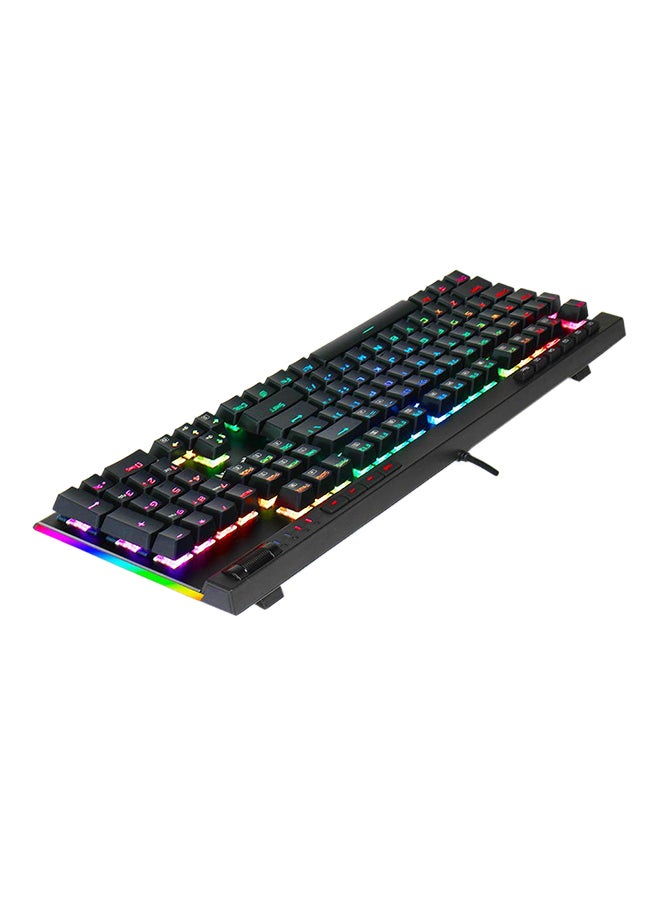 REDRAGON - Redragon K580 VATA US layout RGB LED Backlit Mechanical Gaming Keyboard, Blue Switches, 104 Keys Anti-ghosting Macro Keys & Dedicated Media Controls, Onboard Macro Recording - Image 1