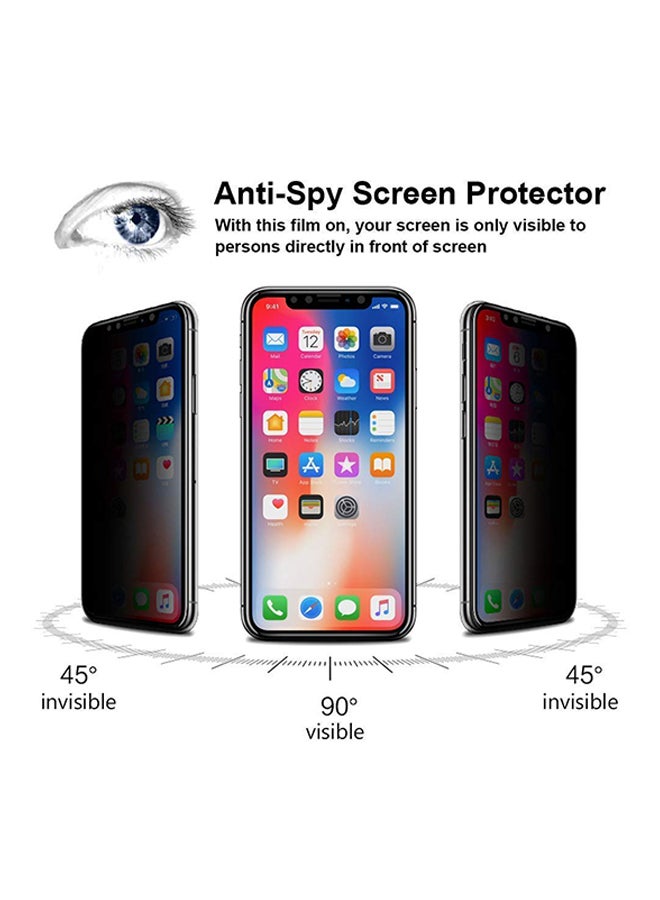 سمارت لاصقة حماية للشاشة لهاتف آيفون X من أبل أسود - Image 2