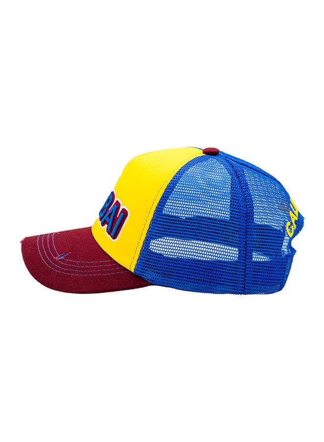 Caliente My Dubai Cap Maroon/Yellow/Blue  - Image 2