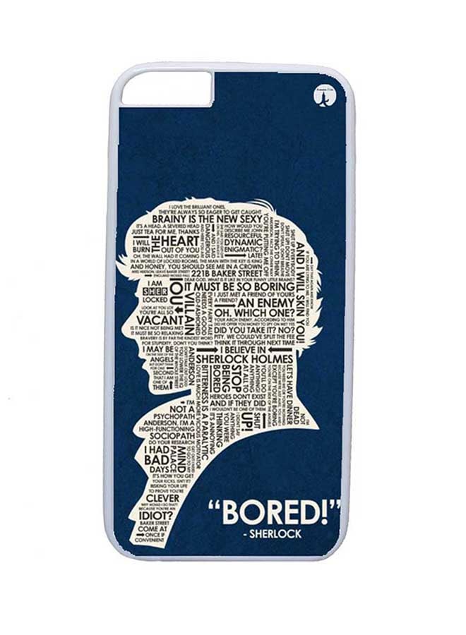 غطاء حماية واقٍ لهاتف أبل آيفون 6 نمط مسلسل "Sherlock"