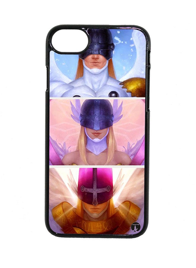 بي بي غطاء حماية واق لهاتف أبل آيفون 7 بلس نمط مسلسل الأنمي "Digimon"