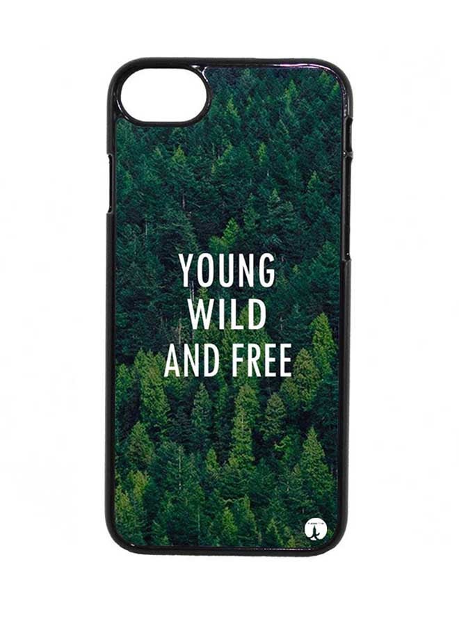 بي بي غطاء حماية واق لهاتف أبل آيفون 8 نمط مطبوع بعبارة باللغة الإنجليزية