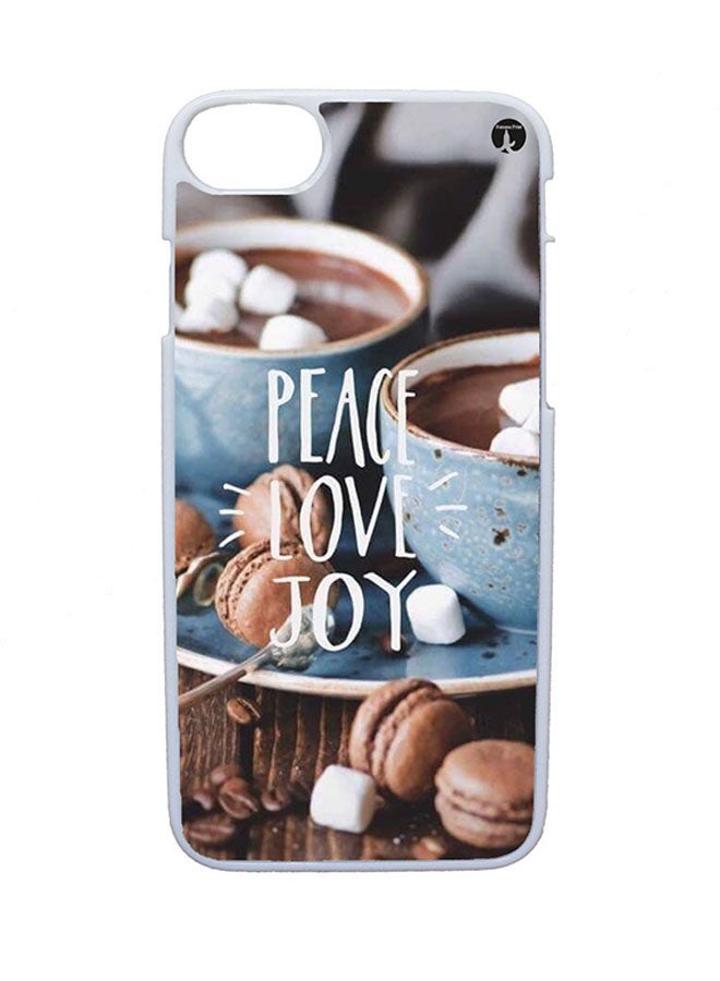 بي بي غطاء حماية واق لهاتف أبل آيفون 8 نمط مطبوع بعبارة باللغة الإنجليزية